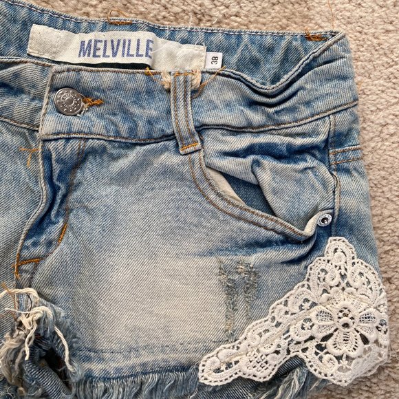 Brandy Melville Light Blue Short Shorts - Picture 7 of 11